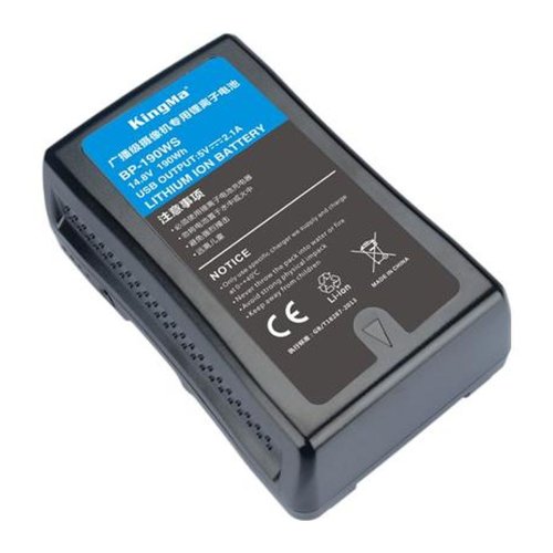 Акумулятор KingMa BP-190W V-Mount/V-Lock (190 Wh 14.8V 13200 mAh) для камер HPW-15123