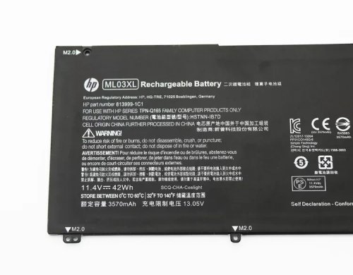 Батарея (оригінал) для HP Spectre x2 12-A  ML03XL 11.4V 3570mAh (42Wh)