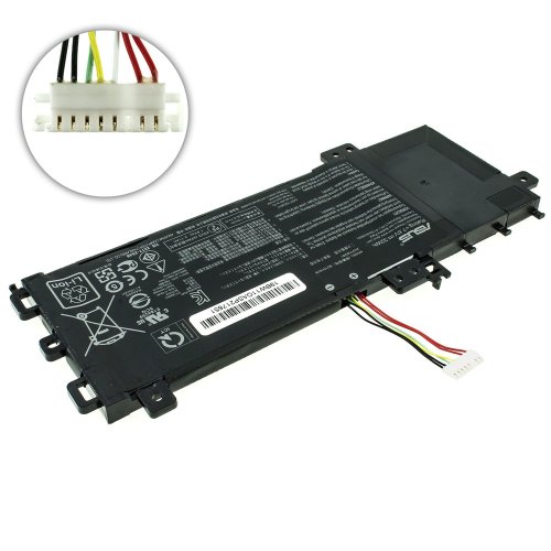 Батарея (оригінал) для ASUS X512UA, X512UB, X512UF B21N1818 (версія-1) 7.6V 4110 mAh 32Wh