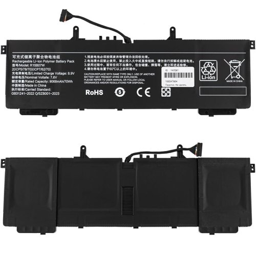 Батарея для Xiaomi RedmiBook Pro 15 XMA2007 R15B07W  7.72V 9068mAh 70Wh