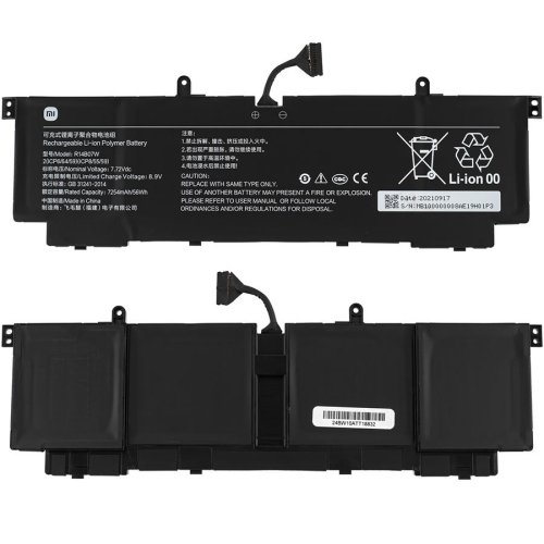 Батарея (оригінал) для Xiaomi Book Pro 14 2022 R14B07W 7.72V 7254mAh 56Wh