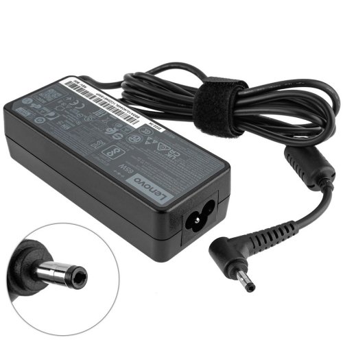 Оригінальний блок живлення для ноутбука Lenovo 65W 20V 3.25A (4.0×1.7мм) чорний RECTANGULAR