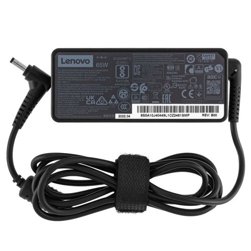 Оригінальний блок живлення для ноутбука Lenovo 65W 20V 3.25A (4.0×1.7мм) чорний RECTANGULAR