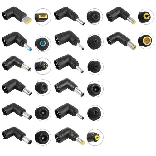 Універсальний блок живлення 90W 15–20V з 14 змінними роз’ємами, чорний OEM