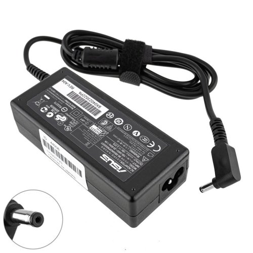 Блок живлення для ноутбуків ASUS Zenbook UX21A / UX31A / UX32A / UX32VD – 45W 19V 2.37A 4.0×1.35мм, чорний, L-образний, без кабелю