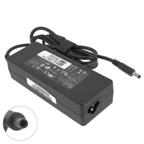 Блок живлення Replacement для ноутбуків Dell Latitude / Inspiron / Vostro — 90W 19.5V 4.62A 4.5×3.0мм PIN, прямокутний розʼєм, чорний, без кабелю