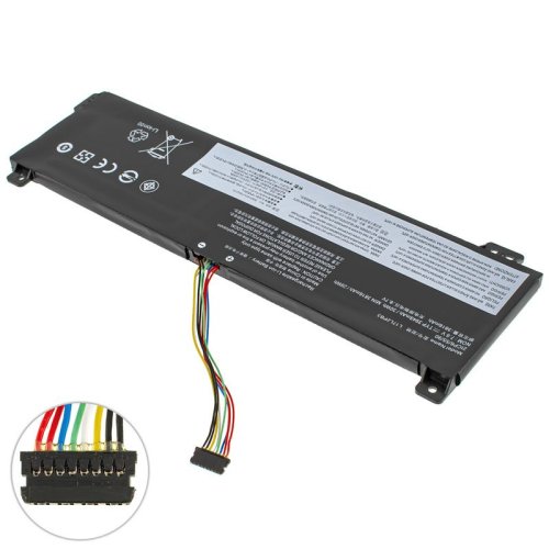 Батарея для ноутбука LENOVO IdeaPad V130-15IKB, V330-14ARR, V530-15IKB — 7.6V, 30Wh, чорна (L17L2PB3)