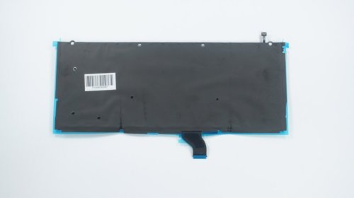 Клавіатура APPLE MacBook Pro Retina A1502 (2013–2015) — чорна, російська розкладка, з підсвіткою, велика клавіша Enter