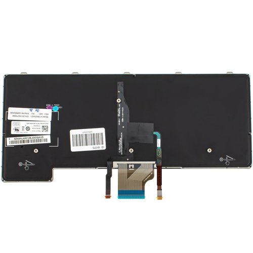 Клавіатура для ноутбука DELL (Latitude: E6430u) — чорна, російська розкладка, з підсвіткою клавіш