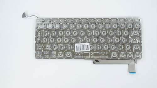 Клавіатура APPLE MacBook Pro A1286 (2009–2012) — чорна, російська розкладка, велика клавіша Enter