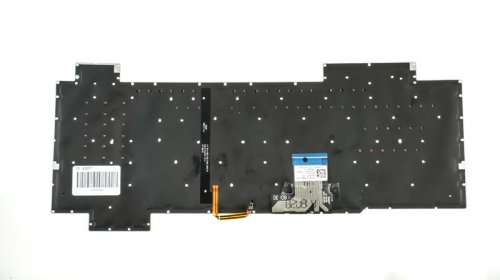 Клавіатура для ноутбука ASUS FX504 series — чорна, російська розкладка, без фрейма, підсвітка клавіш (червона)