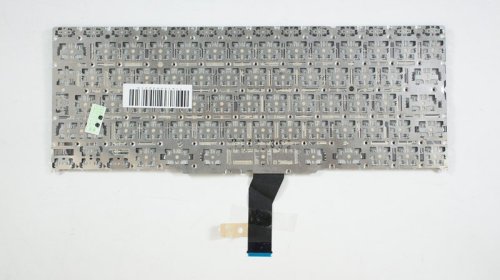 Клавіатура APPLE MacBook Air A1370, A1465 (2011–2015) — чорна, російська розкладка, велика клавіша Enter