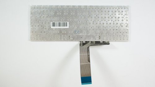 Клавіатура для ноутбука ASUS F200, R202, X200 series, біла, російська розкладка, без фрейма