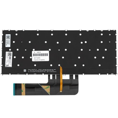 Клавіатура для ноутбука Lenovo ThinkBook 13s, 14s — темно-сіра, російська розкладка, без рамки, з підсвічуванням клавіш