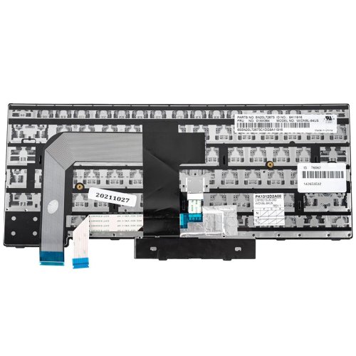 Клавіатура для ноутбука Lenovo ThinkPad T480 — чорна, російська розкладка