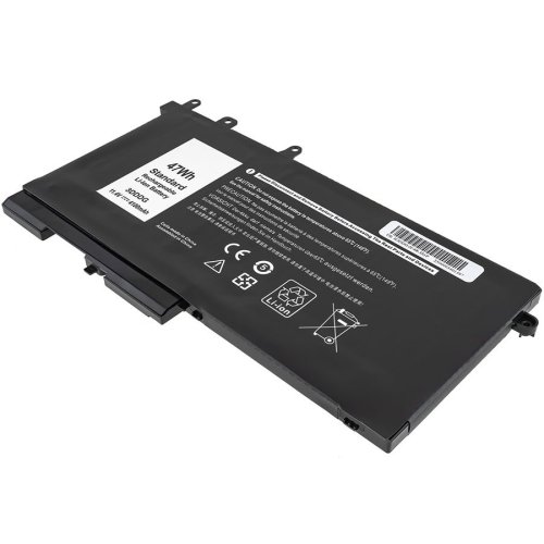 Батарея до ноутбуків DELL 93FTF (Latitude: 5480, 5580) 11.4V 4100mAh чорний колір