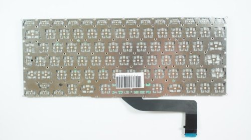 Клавіатура до ноутбуку APPLE (MacBook Pro Retina: A1398 (2012-2015)) російська розкладка, чорний колір, BIG Enter