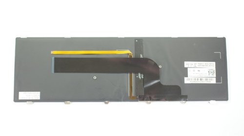 Клавіатура до ноутбуку DELL (Inspiron: 7537) російська розкладка, сріблястий колір, підсвітка клавіш, с фреймом