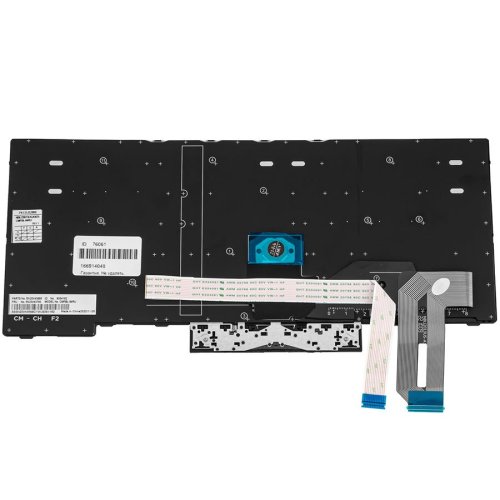 Клавіатура до ноутбуку ASUS (GL702VS) російська розкладка, чорний колір, без фрейму, підсвітка клавіш