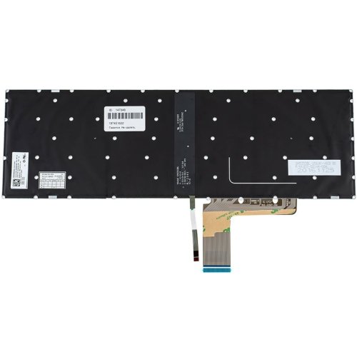 Клавіатура до ноутбуку LENOVO (IdeaPad: 310-15) українська розкладка, чорний колір, без фрейму, підсвітка клавіш (Оригінал)