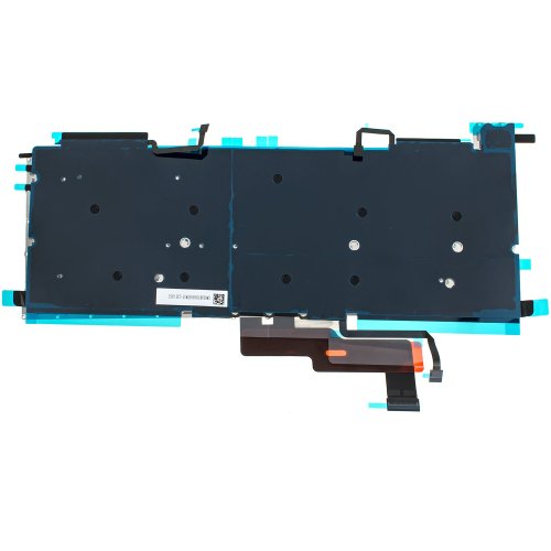 Клавіатура до ноутбуку APPLE (MacBook Pro: A2289 (2020-2021)) російська розкладка, чорний колір, підсвітка клавіш, маленький Enter (Оригінал)