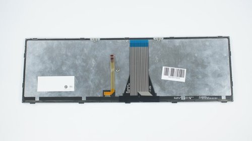 Клавіатура до ноутбуку LENOVO (G50-30, G50-45, G50-70, Z50-70, Z50-75, Flex 2-15) російська розкладка, чорний колір, сріблястий колір frame, підсвітка клавіш