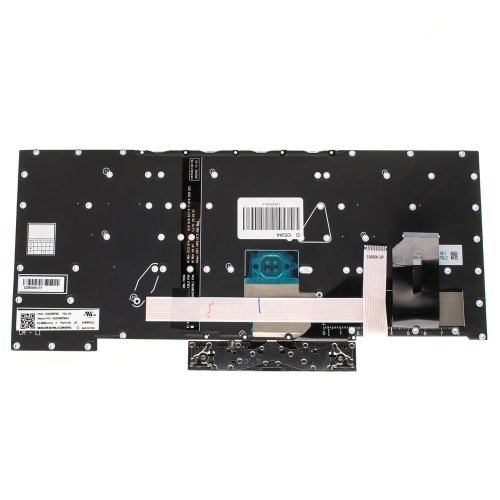 Клавіатура до ноутбуку LENOVO (ThinkPad: T490s, T495s) російська розкладка, чорний колір, без фрейму, підсвітка клавіш (Оригінал)