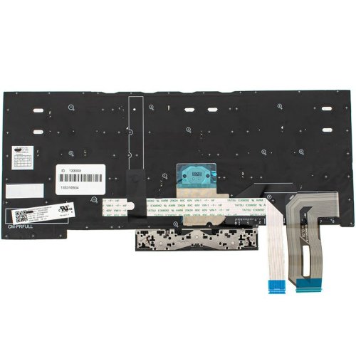 Клавіатура до ноутбуку LENOVO (ThinkPad: T490s, T495s) російська розкладка, чорний колір, без фрейму