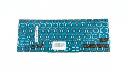 Клавіатура до ноутбуку APPLE (MacBook Pro Retina: A1708 (2016-2017)) російська розкладка, чорний колір, маленький Enter, підсвітка клавіш (Оригінал)