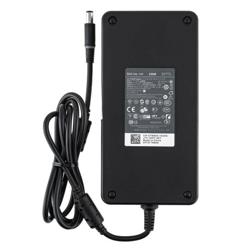 Блок живлення до ноутбуку DELL 19.5V, 11.8A, 230W, 7.4x5.0-PIN, чорний колір, RECTANGULAR