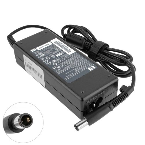 Блок живлення до ноутбуку HP 19V, 4.74A, 90W, 7.4x5.0-PIN, чорний колір (без кабелю!)