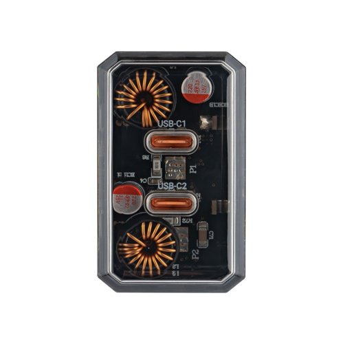 Зарядний пристрій BOROFONE BAS33A  2USB-C  PD/QC45W  black  6941991110702