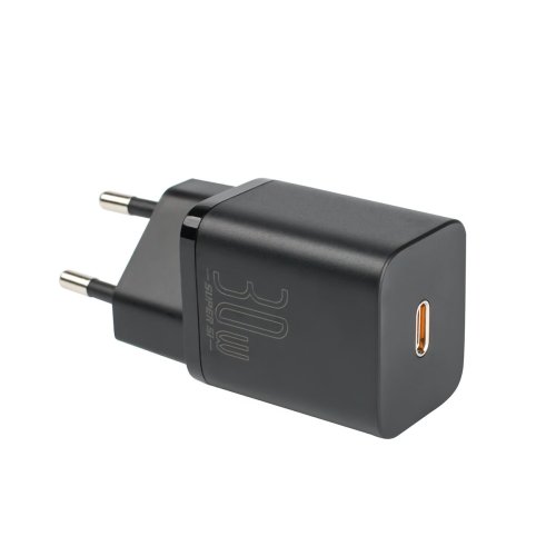 Зарядний пристрій Baseus Super Si quick charger 1C 30W EU чорний  CCSUP-J01