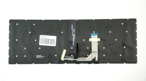 Клавіатура для ноутбука MSI GS65 rus, dark gray, без фрейма, підсвічування клавіш оригінальна