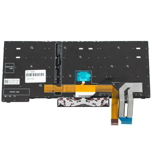 Клавіатура для ноутбука LENOVO ThinkPad: E480, L380 rus, чорна, підсвічування клавіш, с джойстиком