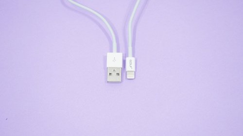 Кабель GOLF GC-30 Lightning білий