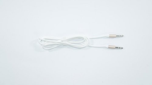 Аудио кабель REMAX 3.5mm Aux Jack  білий  1м