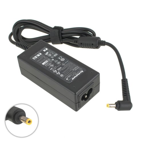 Блок живлення для ноутбука Lenovo 20V 2.25A (45W), штекер 4.0×1.7 мм, L‑подібний прямокутний роз’єм, чорний