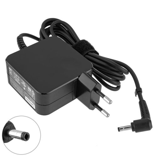 Блок живлення для ноутбука Lenovo 20V 2.25A 45W, штекер 4.0×1.7 мм (квадратний), чорний