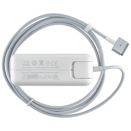 Блок живлення для ноутбука Apple MagSafe 2 — 60W (16.5V, 3.65A), білий, з євроадаптером, T‑подібний роз’єм MagSafe2