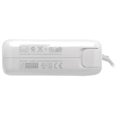 Блок живлення для ноутбука Apple MagSafe2 (T‑подібний роз’єм) 20V 4.25A 85W, білий, з євроадаптером