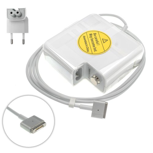 Блок живлення для ноутбука Apple MagSafe2 (T‑подібний роз’єм) 20V 4.25A 85W, білий, з євроадаптером