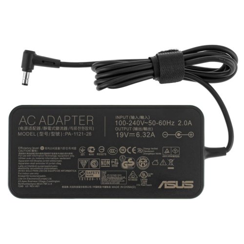 Блок живлення для ноутбука ASUS OVALE, 19V 6.3A 120W, штекер 5.5×2.5 мм, чорний
