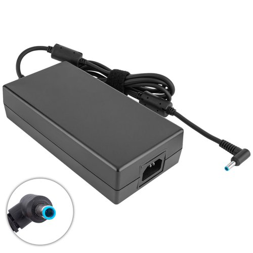 Блок живлення (зарядний адаптер) для ноутбуків HP — 19.5V 10.3A (200W), роз’єм 4.5×3.0 Pin, прямокутний, чорний