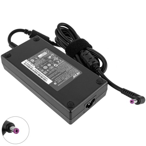 Блок живлення для ноутбука Acer (RECTANGULAR), 19.5V 9.23A 180W, штекер 5.5×1.7 мм, чорний