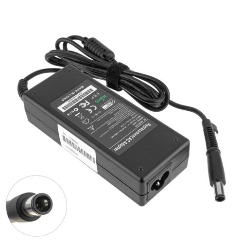 Зарядний адаптер живлення для ноутбука HP (Replacement AC Adapter) 18.5V / 4.5A / 83W, штекер 7.4×5.0 PIN, чорний — без кабелю