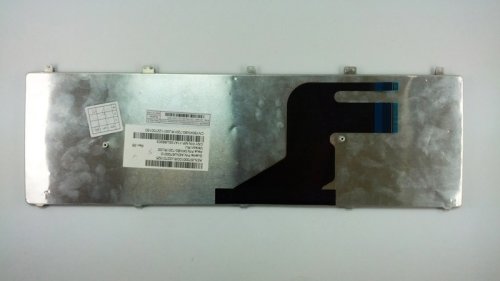 Клавіатура для ноутбука ASUS N55 / N75 / X5QS, розкладка RU, срібляста (версія N75)