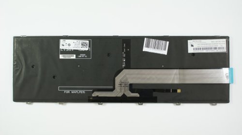 Клавіатура для ноутбука Dell Inspiron 3541/3542/3543/5542/5545/5547 — чорна, з підсвіткою клавіш, RU-розкладка