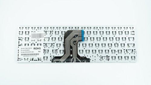Клавіатура для ноутбука HP 250 G4, 255 G4 series — чорна, RU-розкладка, без рамки