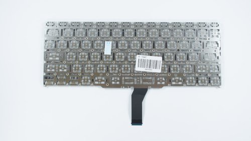 Клавіатура для ноутбука Apple MacBook Air A1370, A1465 (2011–2015), RU-розкладка, чорна, малий Enter